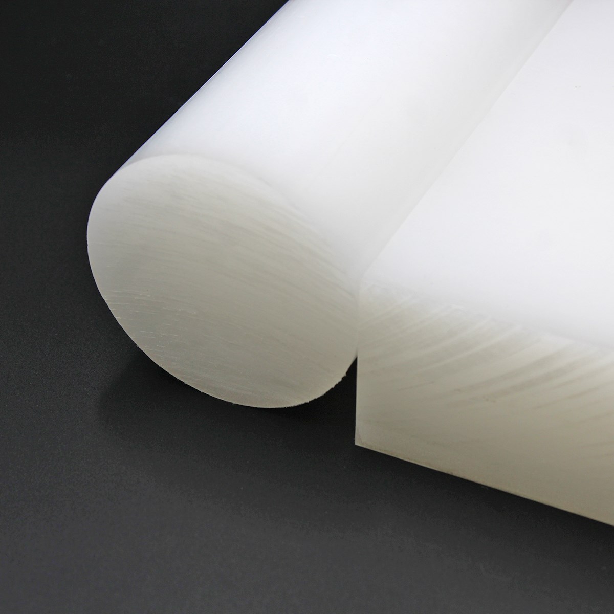 Rectangular Bar 1 Thickness 3 Width Opaque Off-White Low Density Polyethylene LDPE 4 Length Standard Tolerance 